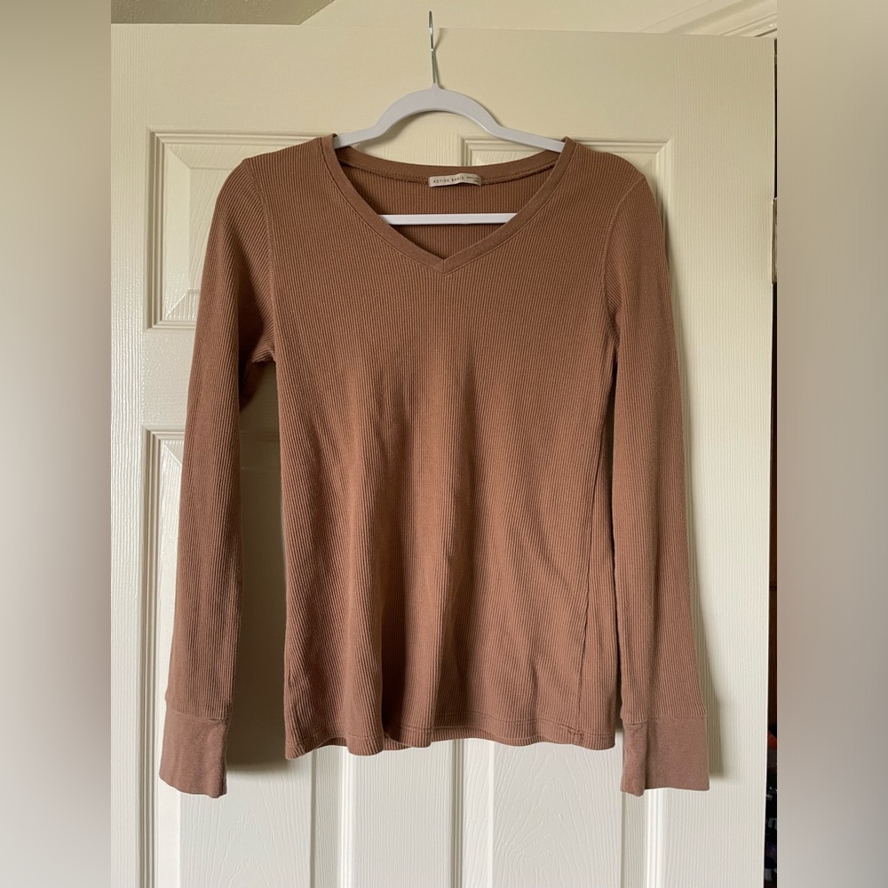 BROWN LAYERING SHIRT